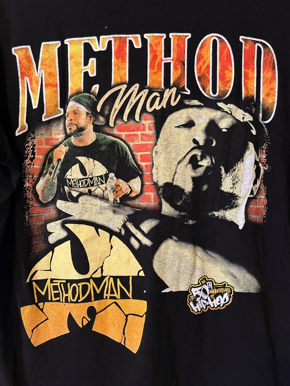 Method Man 50th Anniversary of Hip Hop graphic tee